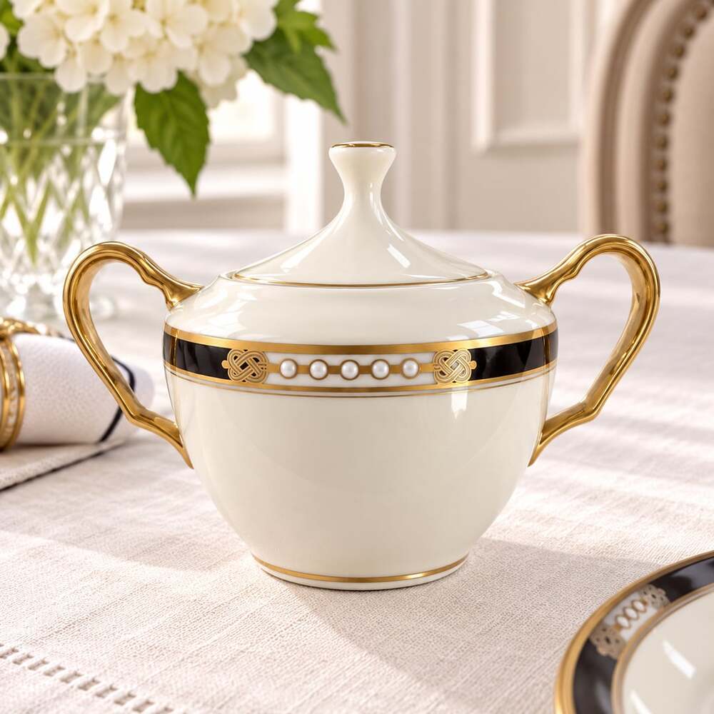 Lenox Hancock Sugar Bowl with Lid